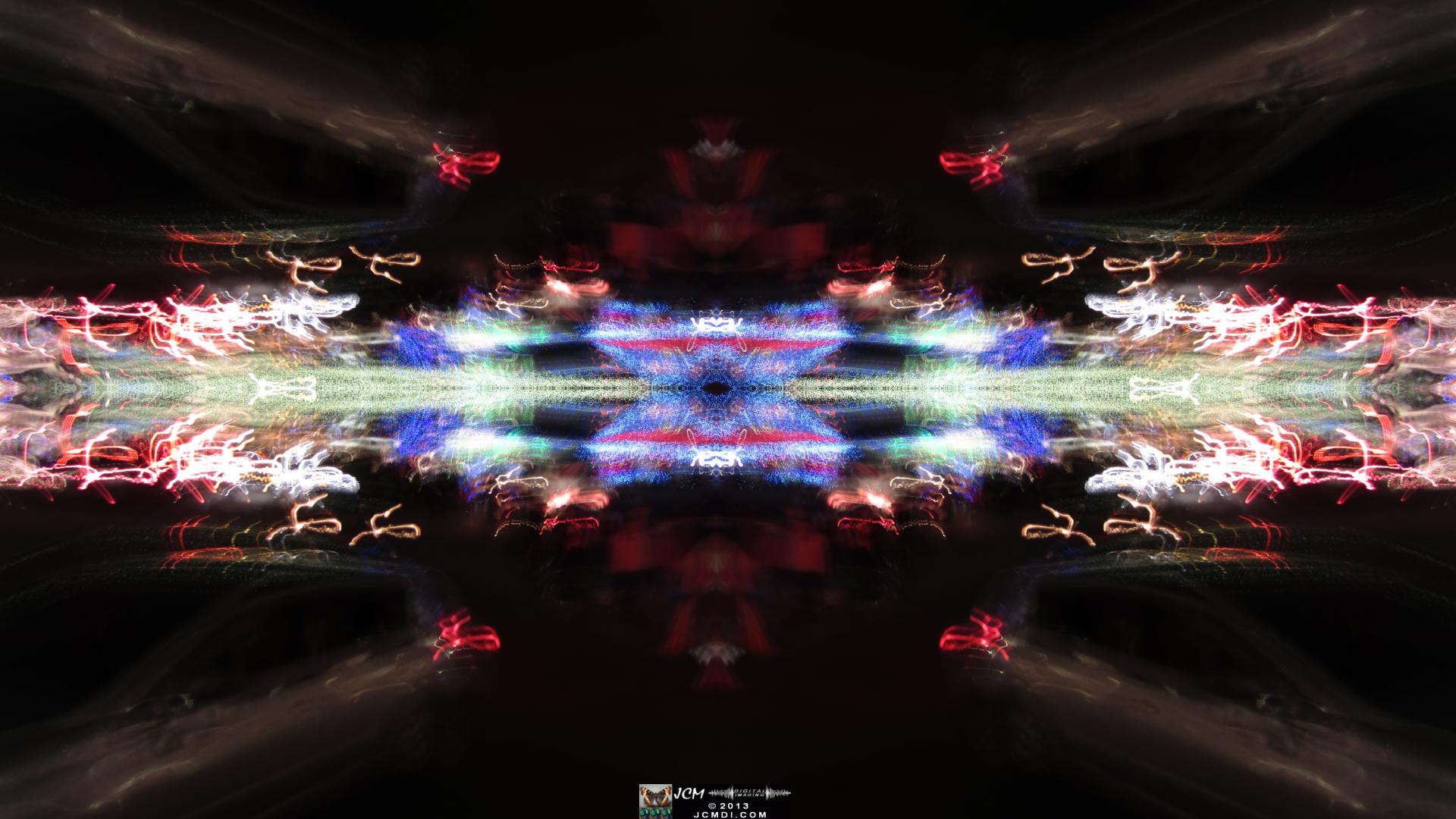 Wakefield Holiday Lightshow 2013 Quadroscopic long exposure artwork